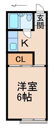 コーポニューおおたの物件間取画像